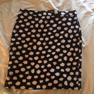Black and white skirt
